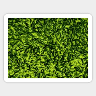 Green Foliage Background Sticker